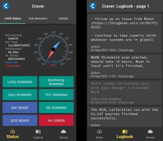 Craver app preview on a phone