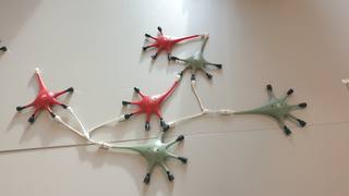 A network of physical neurons