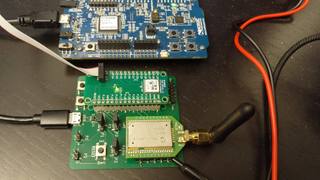 nRF52 and RN2483 hardware modules